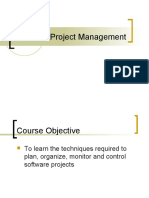 Software Project Management Course