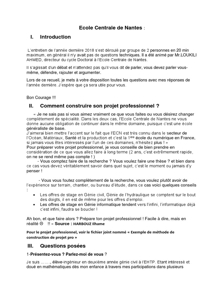 Ecn Guide D Entretien Et Projet Pro Pdf Beton Commercialisation