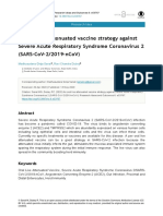 An Oral Live Attenuated Vaccine Strategy Against Severe Acute Respiratory Syndrome Coronavirus 2 (Sars-Cov-2/2019-Ncov)