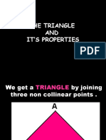 Triangle Properties and Types in 40 Characters
