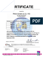 Certificate: Rittal GMBH & Co. KG