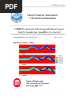 CCHE2D Two Dimensional Hydrodynamic and Sediment Transport Model For Unsteady Open Channel Flows Over Loose Bed PDF