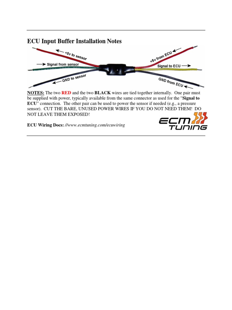 ECU Input Buffer Install | PDF | Technology & Engineering