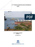 Development of 1 Phase of Master Plan at Mormugao Port: Final Feasibility Report