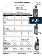 Medidores de Espesor: Ultrasonido