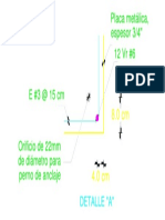 Detalle de Orificio para Perno de Anclaje PDF