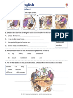 Usborne English: Stone Soup - Worksheet