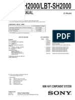 Service Manual: Mini Hi-Fi Component System