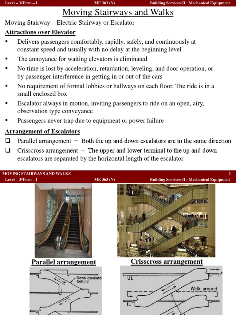 Escalator & Moving Ramps | PDF
