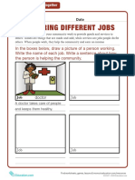 Social Studies - Worksheet Different-Types-Of-Jobs PDF
