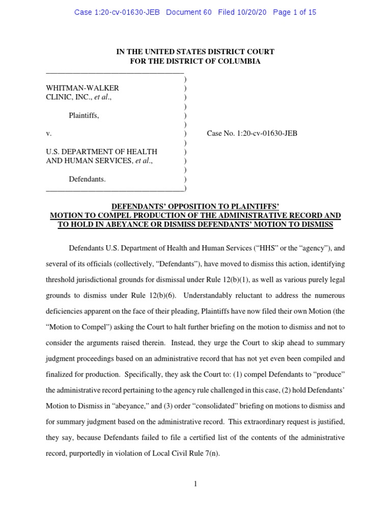 Motion to hold in abeyance defendants motion to dismiss pdf