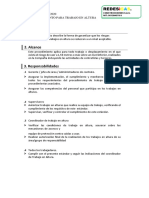 Procedimiento Trabajo en Altura PDF