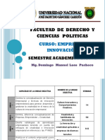 Empresa e Innovaciòn Clase 1 - 2020