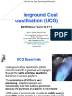 Underground Coal Gasification (UCG) : CCTR Basic Facts File # 12