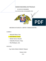 Clasificación de Suelos Límites y Granulometría Carátula PDF