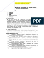 Plan de Recuperación para Estudiantes Con Dificultad