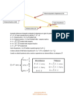 Resumen Formulas Potencia Eléctrica