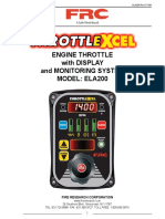 Engine Throttle With DISPLAY and Monitoring System Model: Ela200