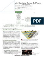 Taller Clasificacion de Los Seres Vivos CUARTO