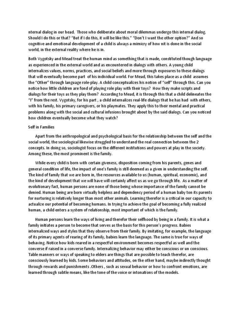 Development of Self in Society | PDF | Gender | Gender Studies