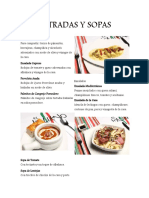 Entradas y Sopas