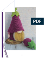 Eggplant Gnome Pattern