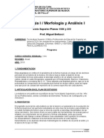 Programa Morfología I PDF