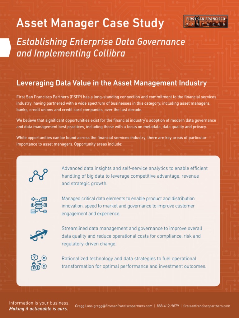 Data Governance in Asset Management | PDF | Governance | Accountability