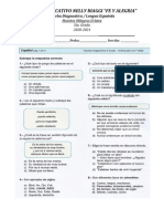 Prueba Diagnostica Lengua Española