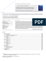 Journal of Materials Processing Technology