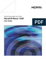 Meridian 1220 Vejledning UK PDF