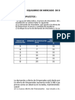 Equilibrio de Mercado de Dinero Casos Propuestos