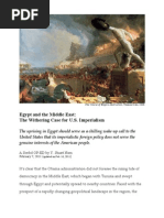 Download Egypt and the Middle East The Withering Case for US Imperialism by Stuart Nam SN48405354 doc pdf