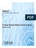 Annual Water Quality: Prairie Pointe Water Service Area