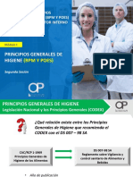 Diapositivas Segunda Sesión - Principios Generales de Higiene (BPM y POES) PDF