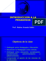 Introducción A Pedagogia Unidad 1