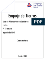 Empuje de Tierras