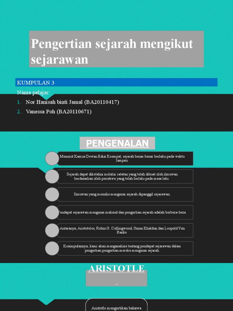 Pengertian Sejarah Mengikut Sejarawan Pdf