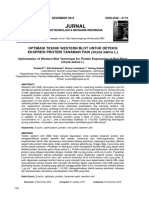 Jurnal: Optimasi Teknik Western Blot Untuk Deteksi Ekspresi Protein Tanaman Padi (Oryza Sativa L.)