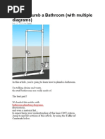 Plumbing Rough-In Dimensions Guide | PDF