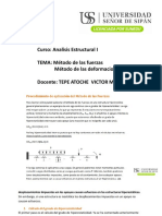 metodo de las fuerzas -teoria