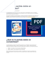 La partida doble: base de la contabilidad