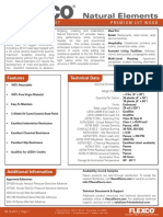 Flexco NaturalElements Wood DataSheet PDF