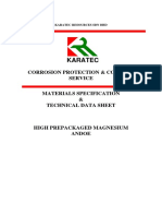 KARATEC RESOURCES SDN BHD HIGH POTENTIAL MAGNESIUM ANODE