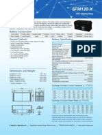 Lead-Acid Battery Spec Sheet