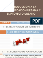 1. La Planificación Urbana