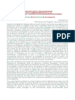 Padrón. - La Estructura de Los Procesos de Investigación