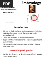 Embryology: Dr. Caswell Hachabizwa