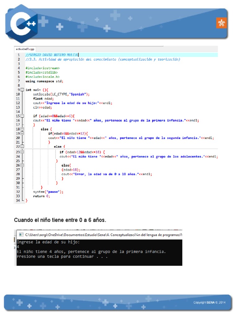 U3 Evidencia 1 Taller Implementación de Las Sentencias If - Else | PDF