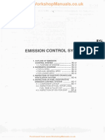 Daihatsu Terios 2000-2006 Type K3 Engine Emission Control System